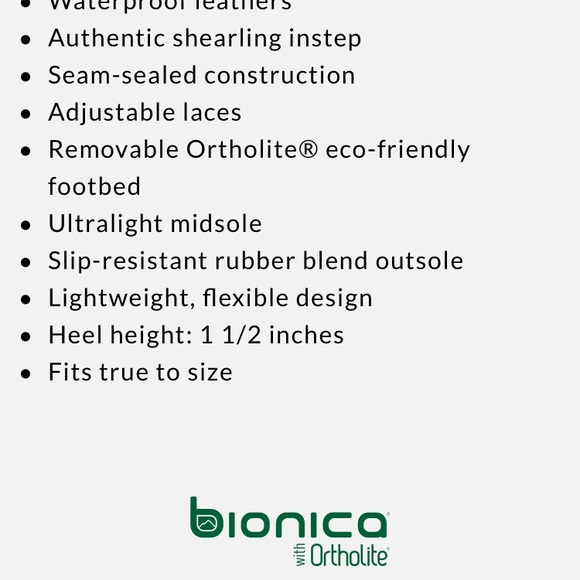 Bionico slip resistant lace ankle boots size 7. - Picture 6 of 6